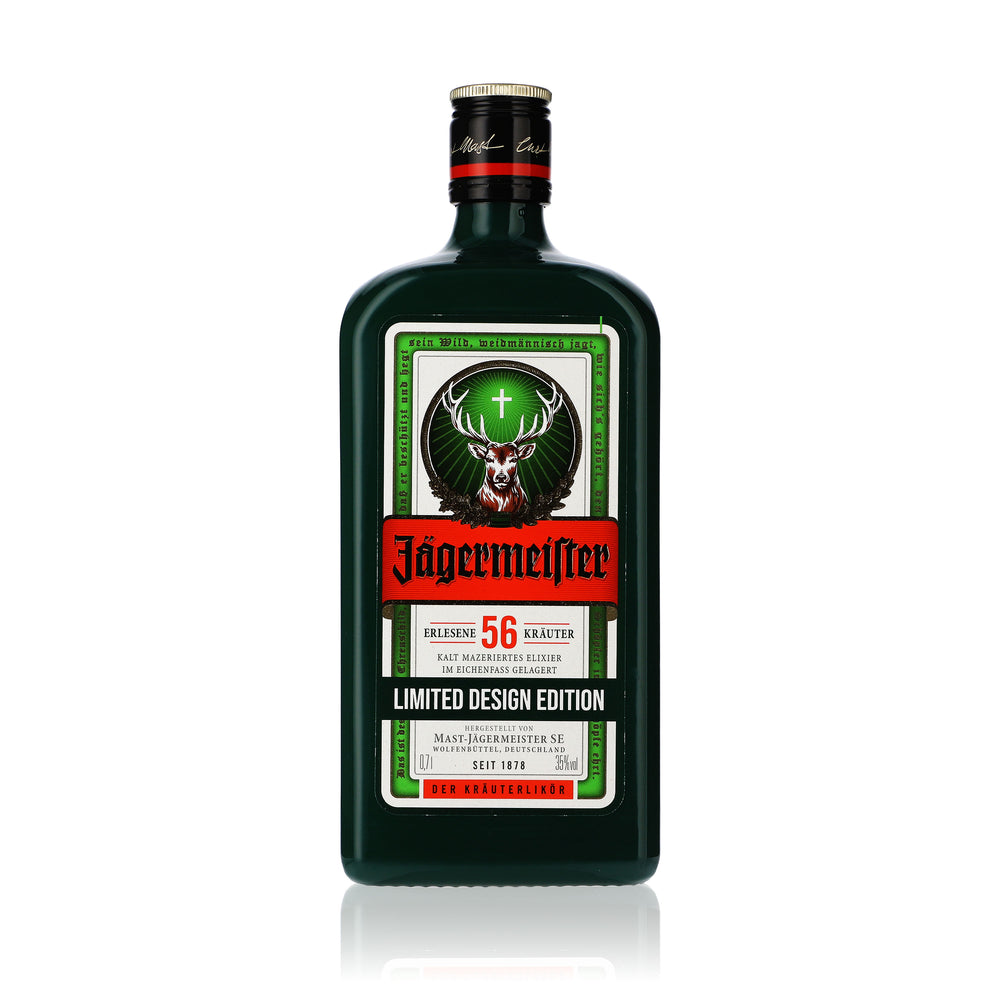 Liquore Jägermeister 0,7 l 35% vol. Bottiglia edizione speciale "Herbal Green"