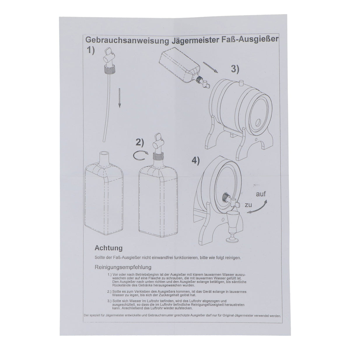 Versatore per liquore Jägermeister Versatore per fusti Accessori per fusti Dosatore – Vista 3
