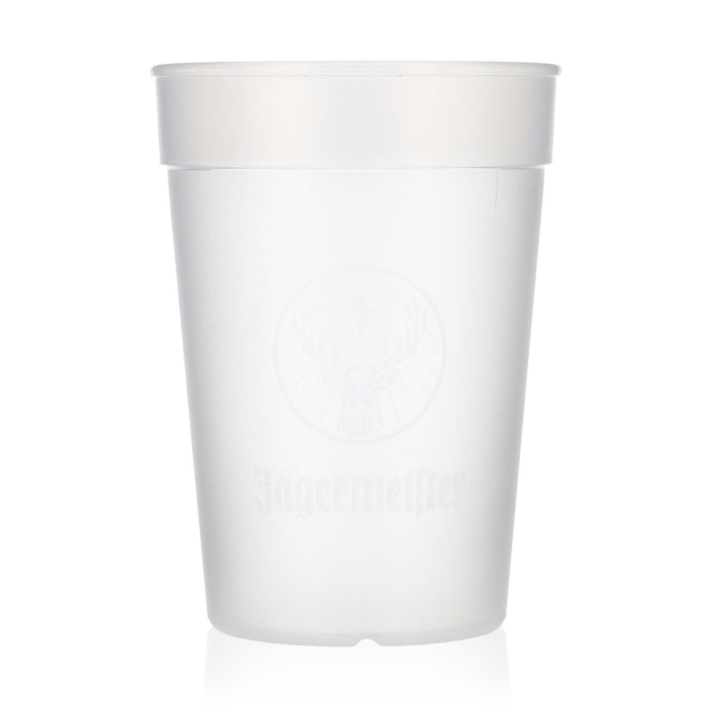 Bicchiere da festa per liquore Jägermeister Bicchiere riutilizzabile satinato 0,38 l