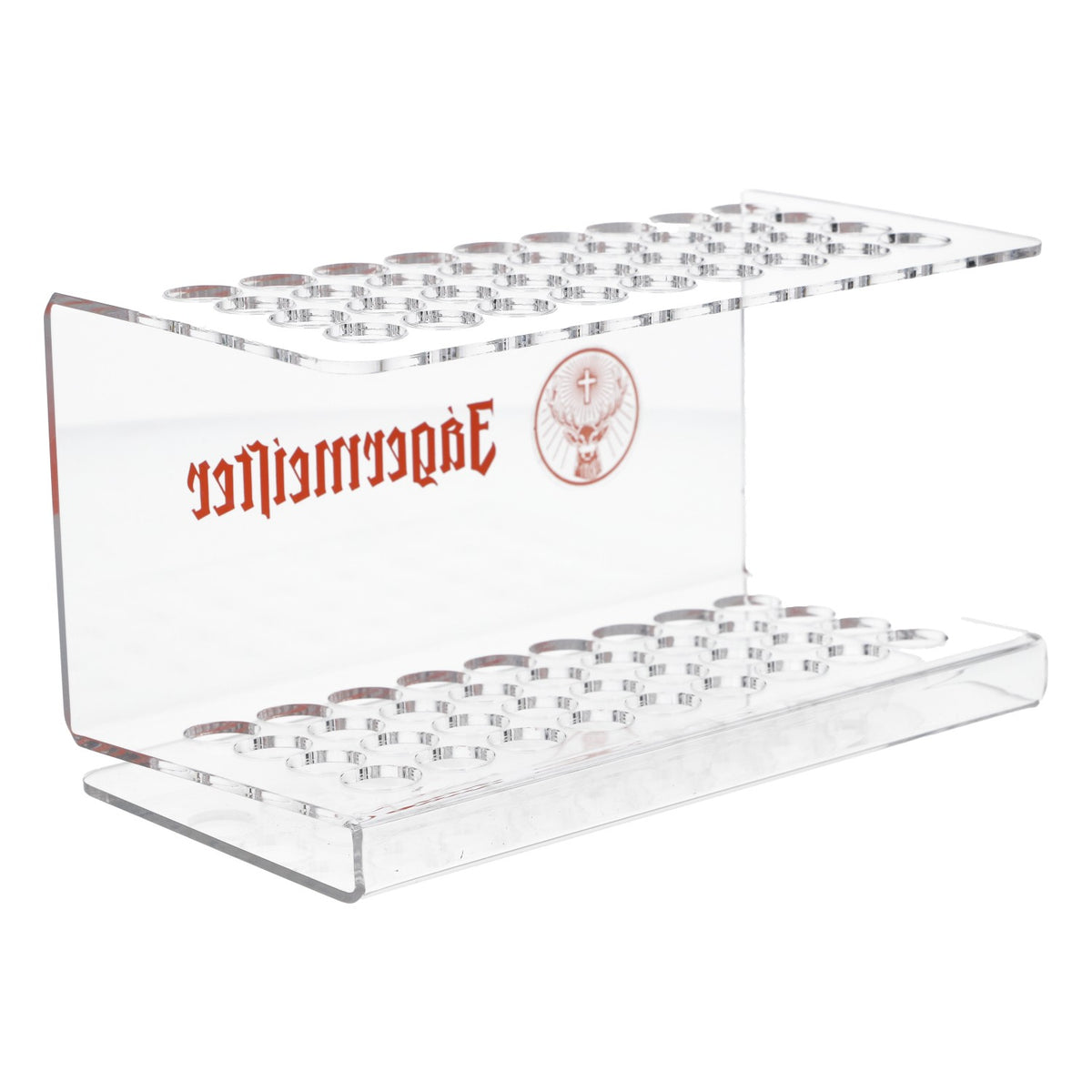 Portabicchieri da shot per liquore Jägermeister, modello Tooter Rack, logo arancione, nuovo, in plastica – Vista 4