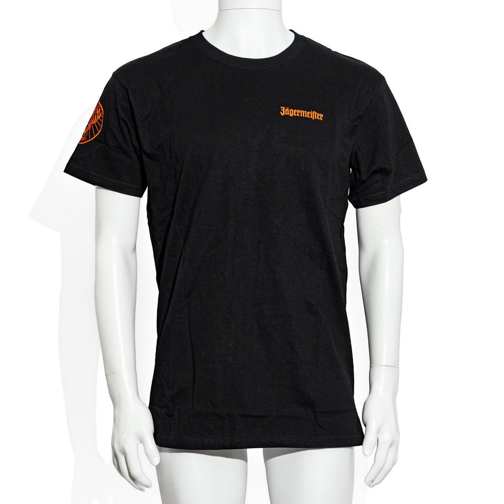 Maglietta Jägermeister Liquore Maglietta evento Logo Arancione Petto Taglia L