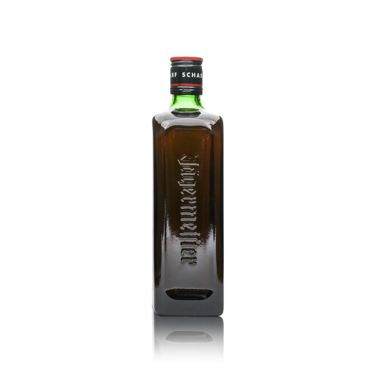 Jägermeister Scharf Liquore alle erbe Spirito 0,7 l Bottiglia 33% vol. Edizione speciale – Vista 3