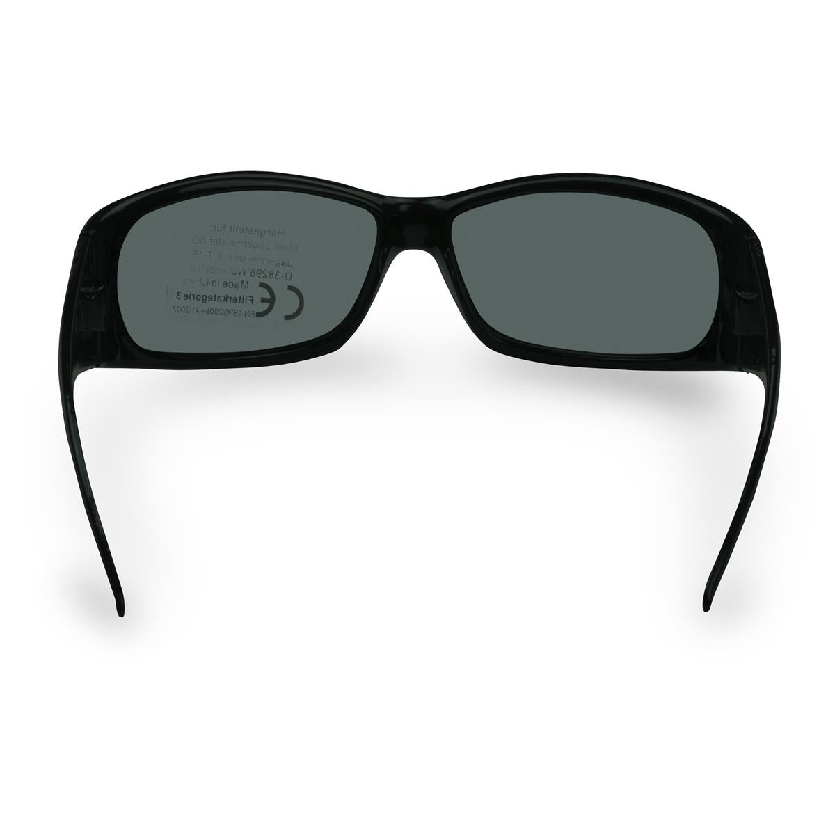 Occhiali da sole Jägermeister Oldschool, neri e curvi – Stile retrò – Vista 3