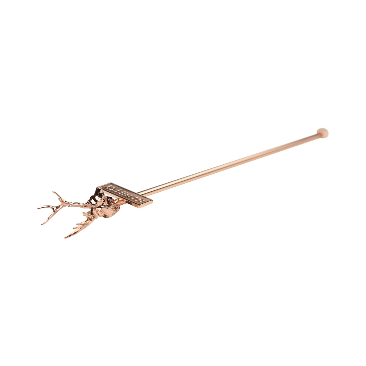 Jägermeister Stirrer Testa di cervo in rame Manifest Cocktail Stick Longdrink Mescolatore – Vista 6