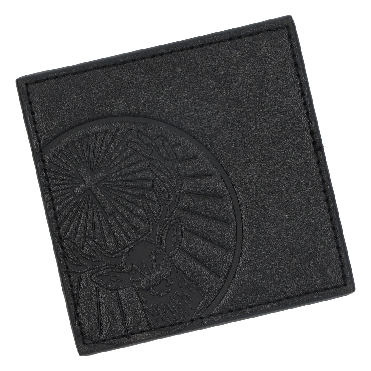 Sottobicchiere Jägermeister in similpelle 9,7x9,7 cm Sottobicchiere con protezione antigoccia Sottobicchiere da birra