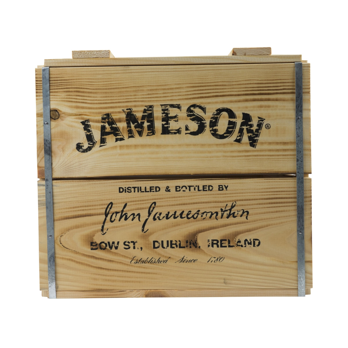 Jameson Cassa in legno con coperchio ribaltabile 42x30x39 cm Sgabello Box Irish Whisky – Vista 5