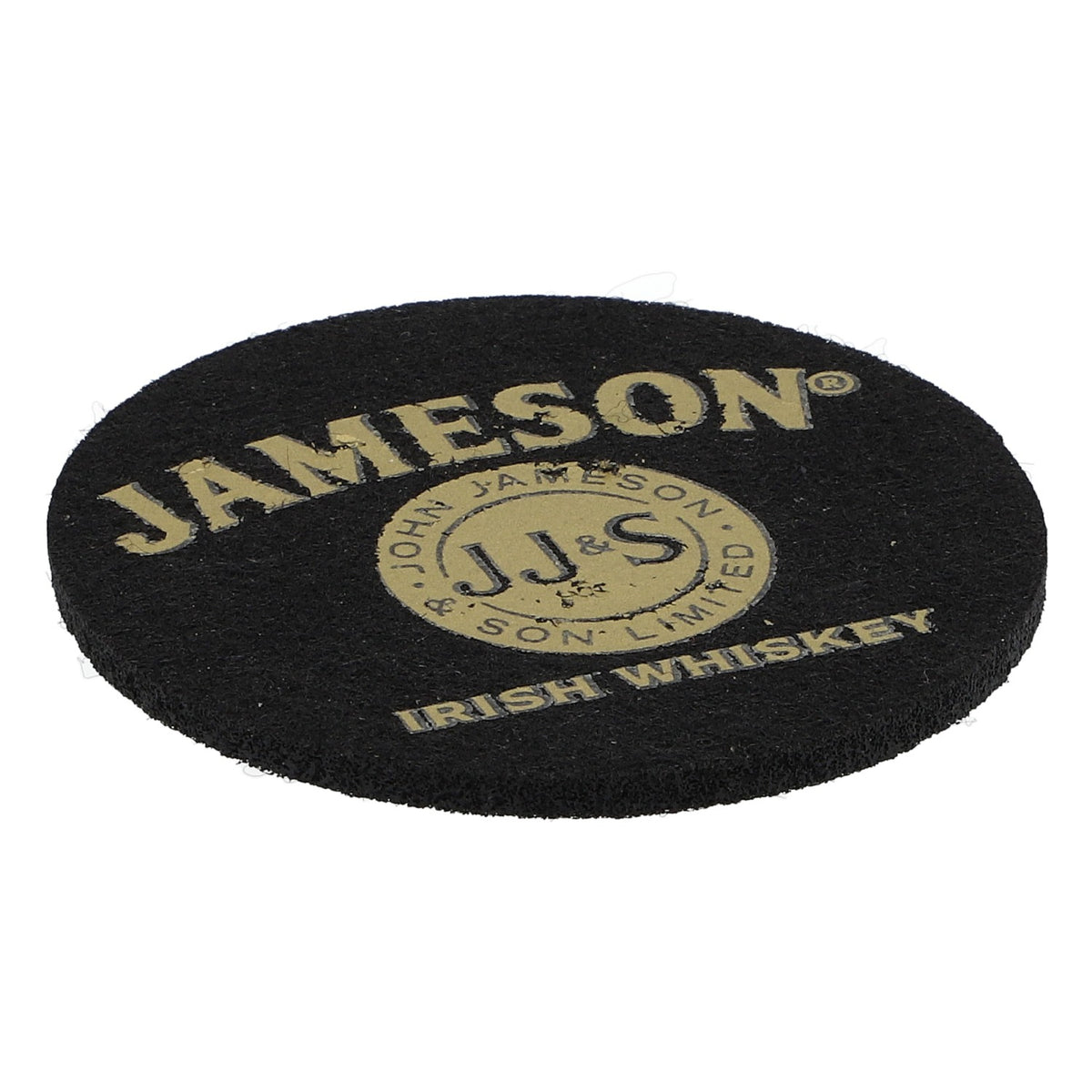 Sottobicchiere in feltro Jameson Whiskey nero Sottobicchiere in vetro 6,2 cm di diametro "Jameson"
