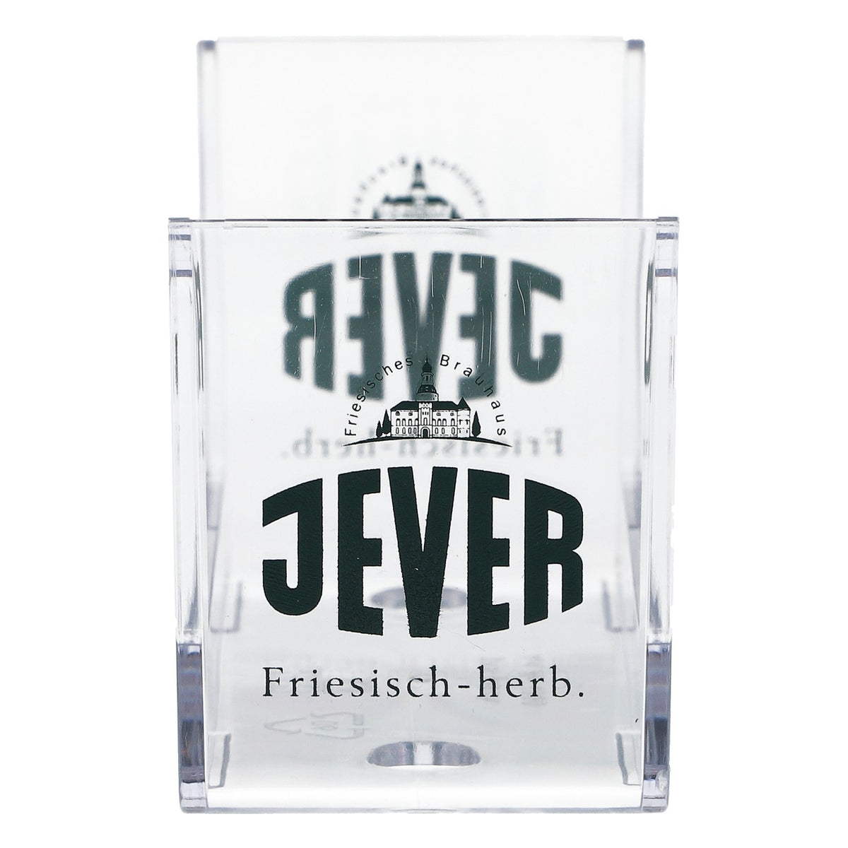 Portasottobicchieri in acrilico per birra Jever, da tavolo, trasparente – Vista 4