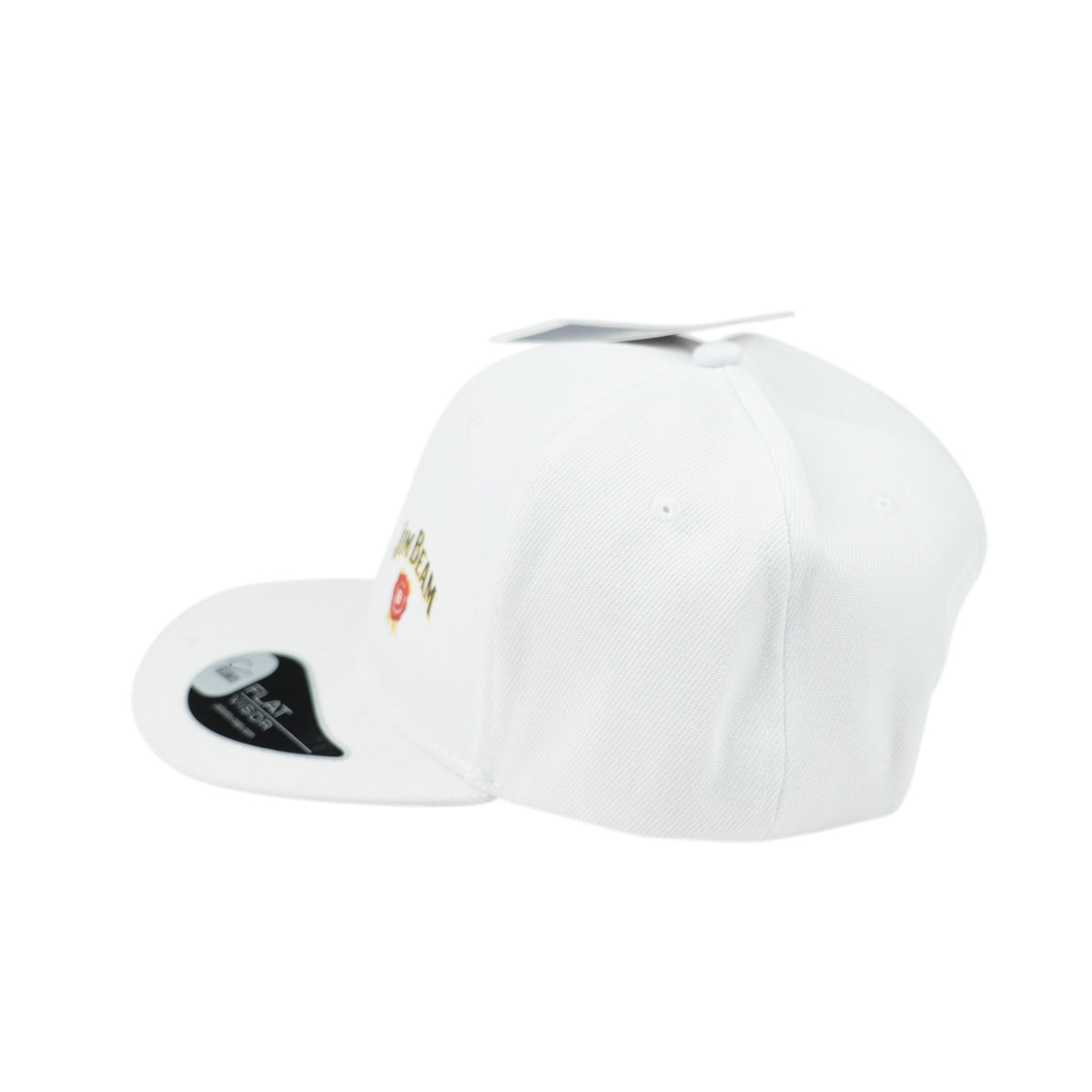 Cappellino Jim Beam Snap Back Bianco Regolabile Unisex Whisky Bourbon – Vista 3