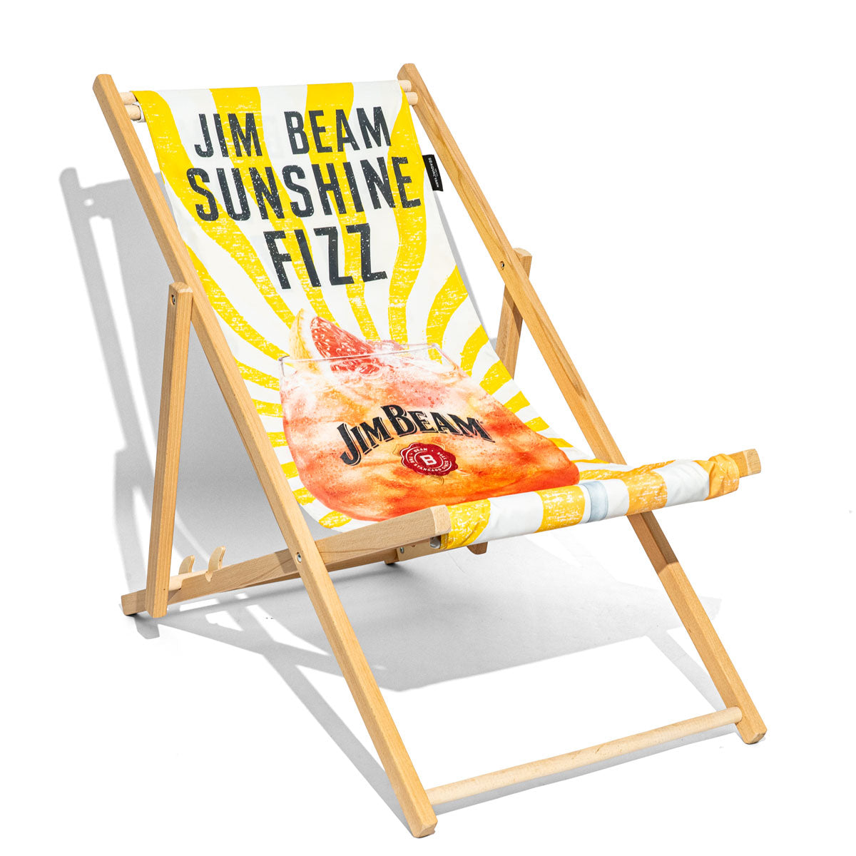 Jim Beam Sedia a sdraio Sunshine Fizz Lounge Furniture Sedia pieghevole Beach bar