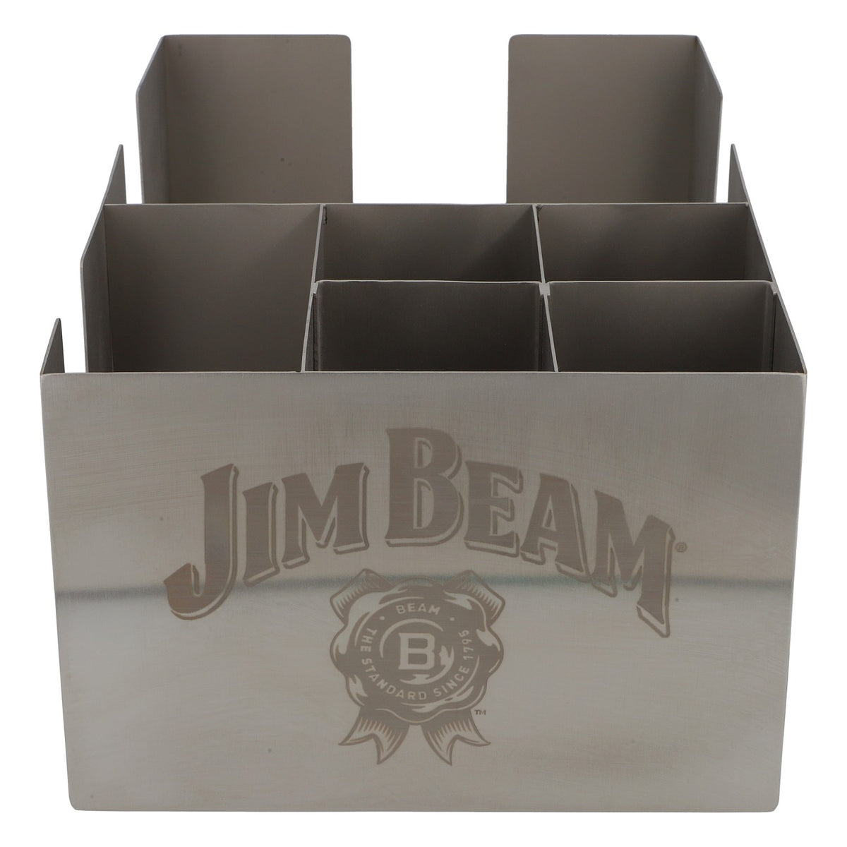 Jim Beam Whiskey Barcaddy Accessori da bar Accessori da bar Bar Party Glorifier Argento – Vista 6