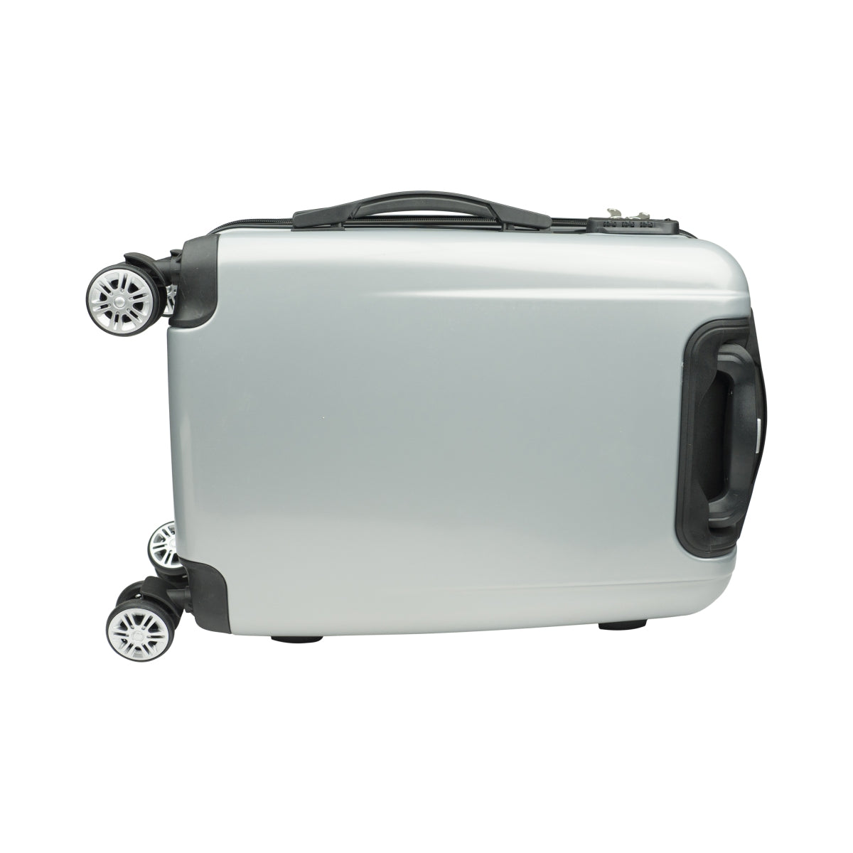 Jim Beam Whiskey Valigia Trolley Bagaglio a mano Logo Viaggio Ruote Valigia con ruote – Vista 3