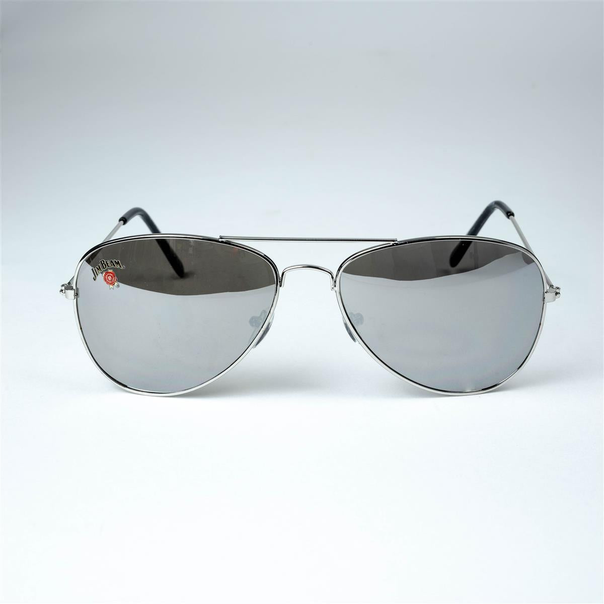 Occhiali da sole Jim Beam Whiskey, modello aviator, UV400, lenti a specchio, NUOVI, pezzo da collezione – Vista 2