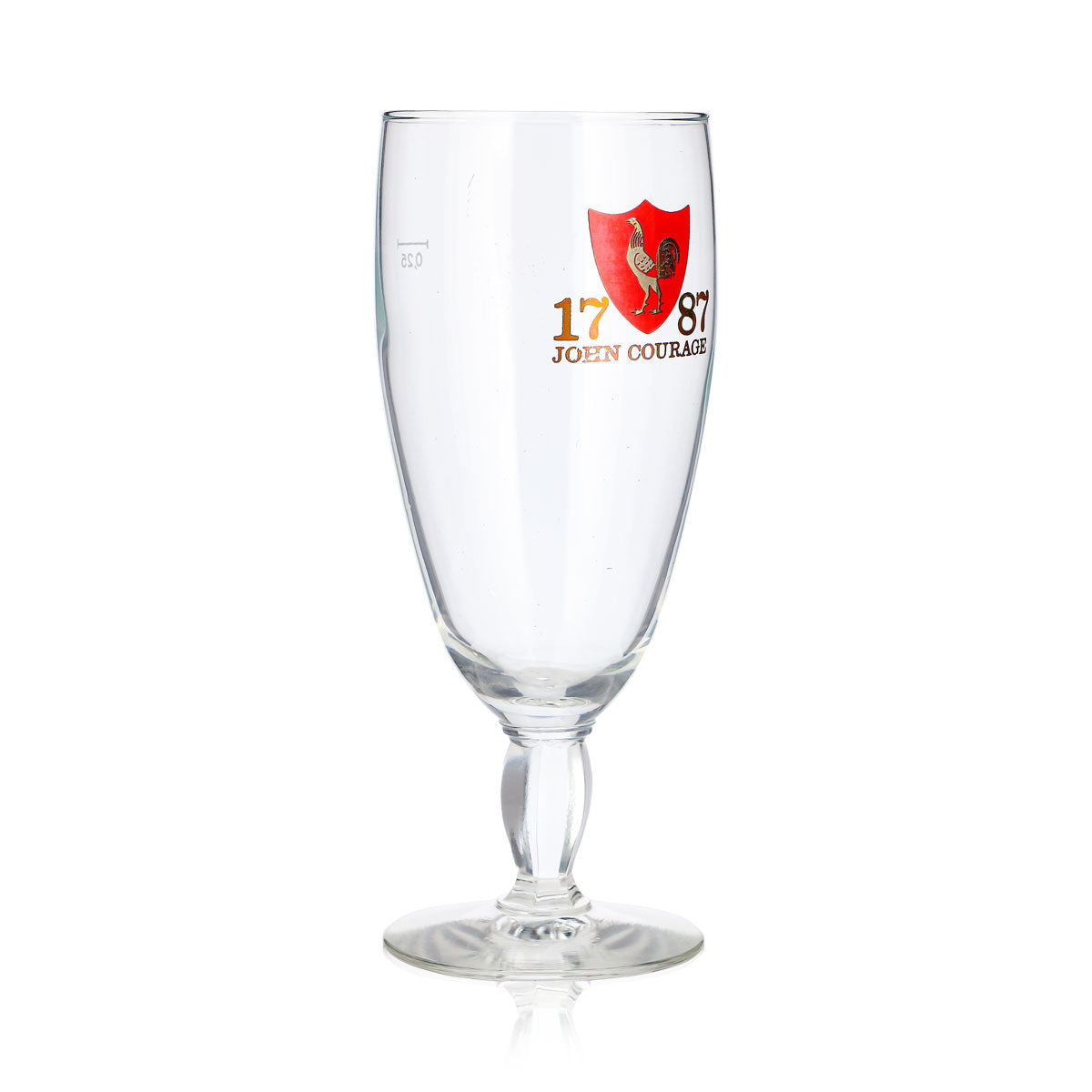 Bicchiere da birra John Courage da 0,25 l, modello "1787" Durobor – Vista 3