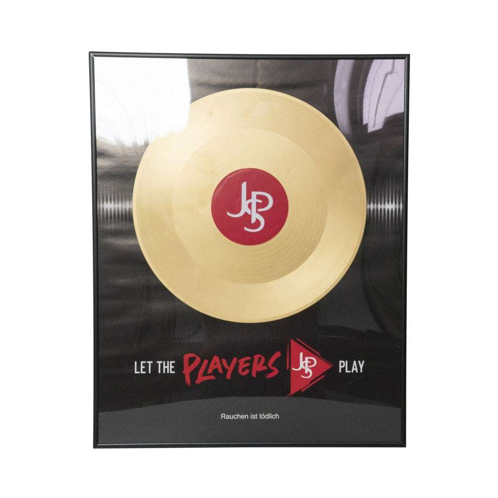 John Player Quadro da parete Cornice Disco d'oro 50x4 cm Pubblicità