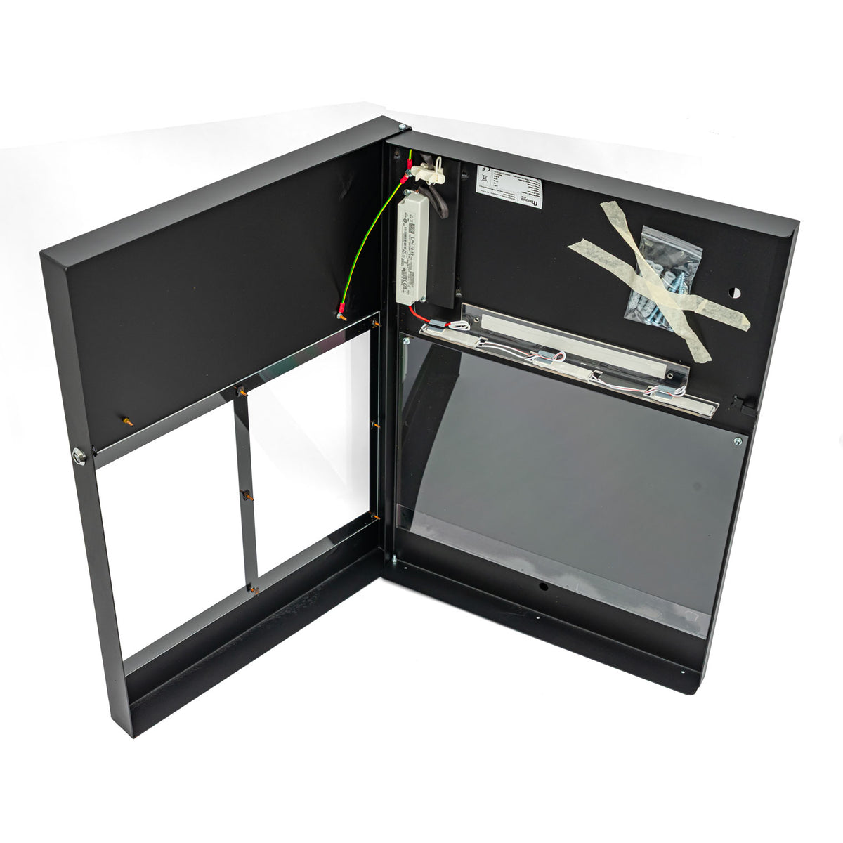 Espositore LED per sigarette John Player con menu board e alimentatore incluso – Vista 2