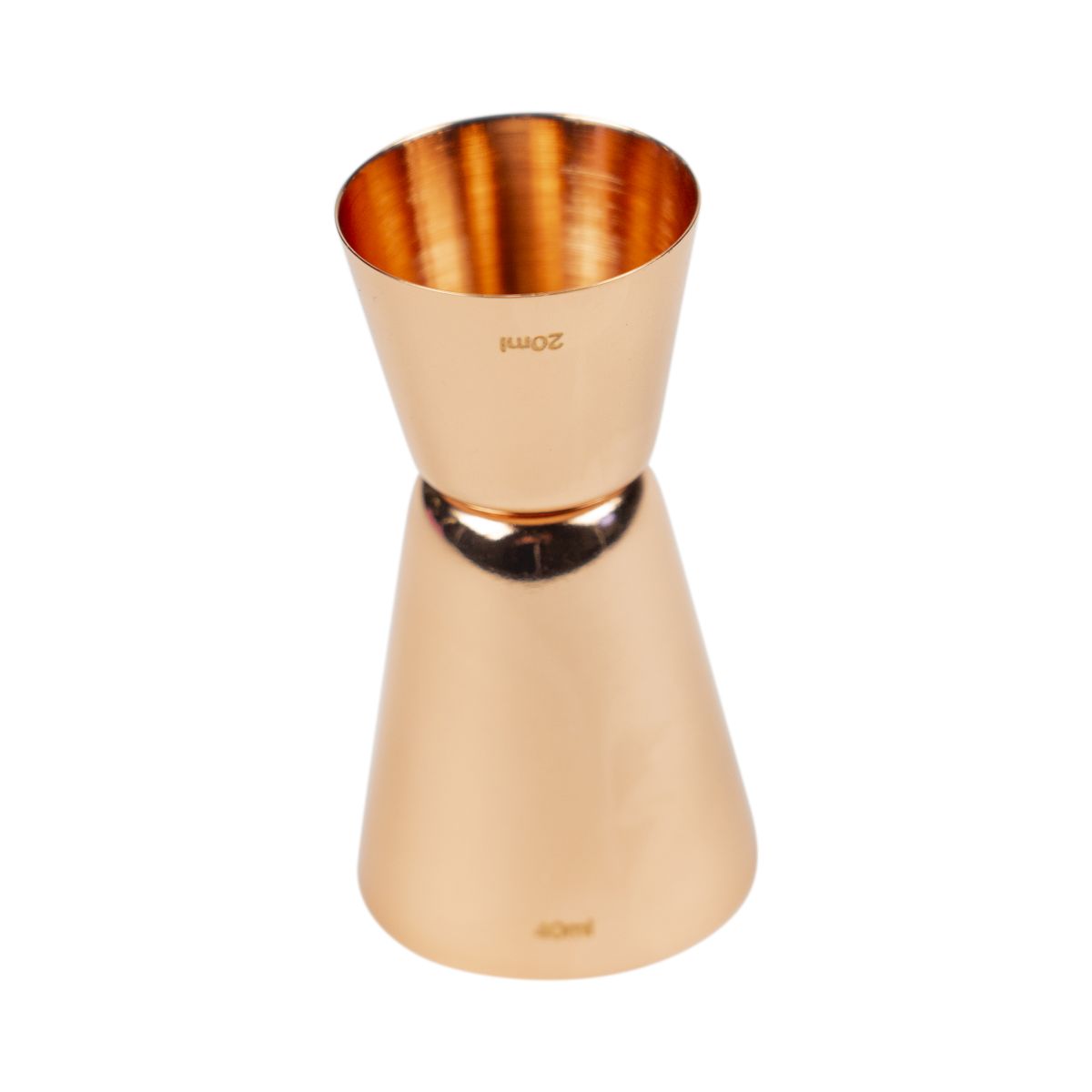 Misurino Johnnie Walker Jigger 30 ml/10 ml in rame Accessori da bar Bartool Mixology – Vista 2