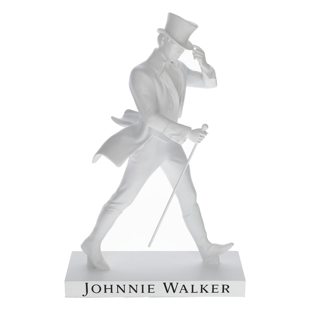Statua Johnnie Walker Whisky Walking Man bianco 35 cm