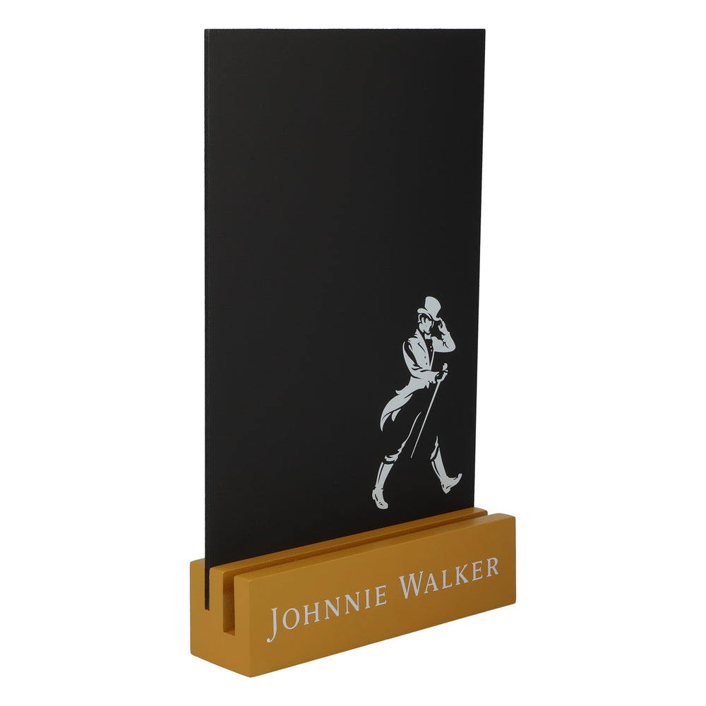 Espositore da tavolo in legno a forma di lavagnetta per whisky Johnnie Walker, decorazione da bar, piccolo