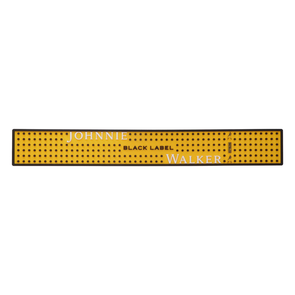 Johnnie Walker Whisky Tappetino da bar Tappetino scolapiatti Accessori da bar Nero/Giallo