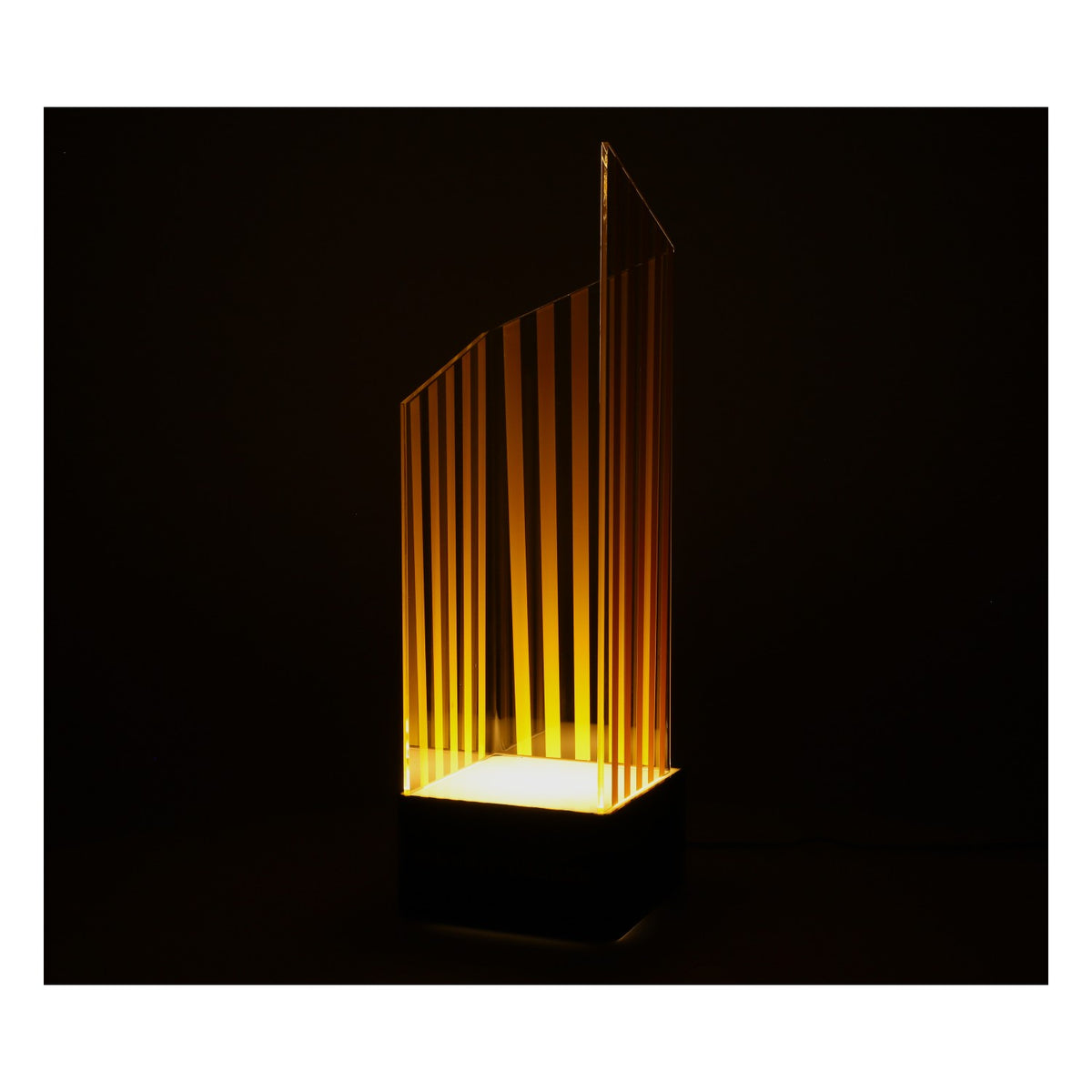 Insegna luminosa LED Johnnie Walker Whisky Glorifier Nero/Arancione incl. alimentatore
