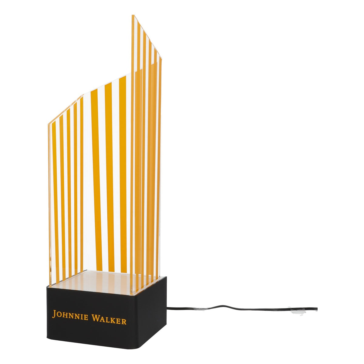 Insegna luminosa LED Johnnie Walker Whisky Glorifier Nero/Arancione incl. alimentatore – Vista 5