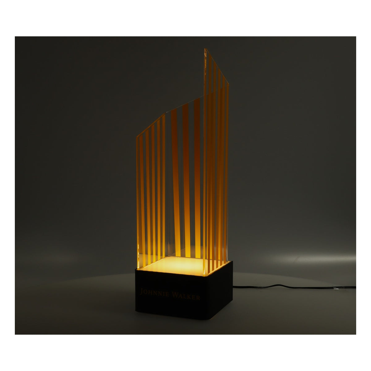 Insegna luminosa LED Johnnie Walker Whisky Glorifier Nero/Arancione incl. alimentatore – Vista 7
