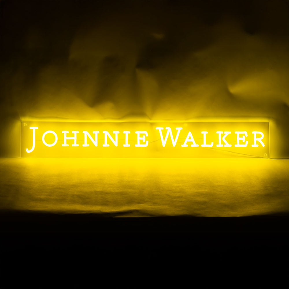 Insegna luminosa a LED Johnnie Walker Whisky Insegna luminosa Acrilico Insegna al neon