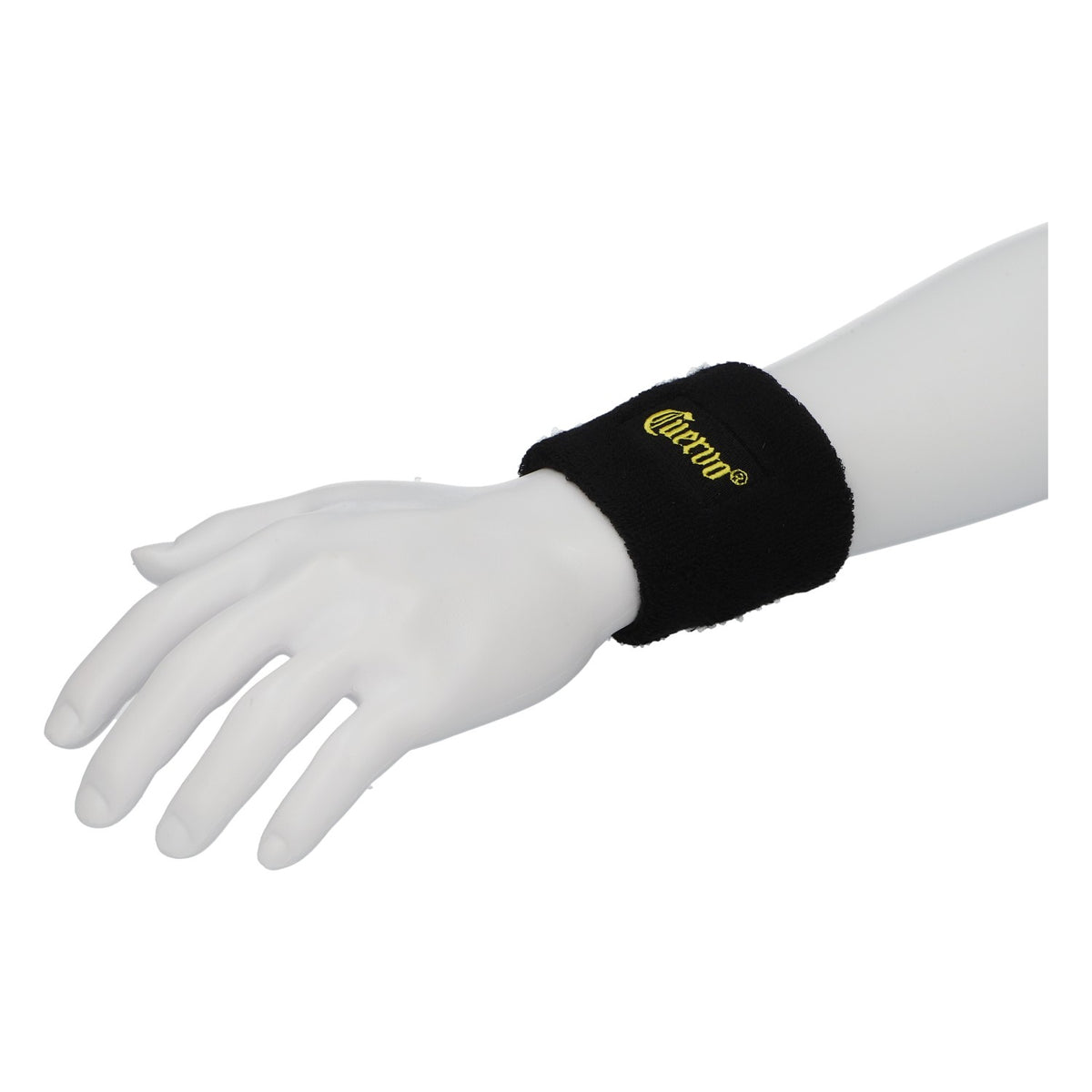Braccialetto in stile fascia per la testa Jose Cuervo Tequila, nero con logo giallo, gadget per i fan
