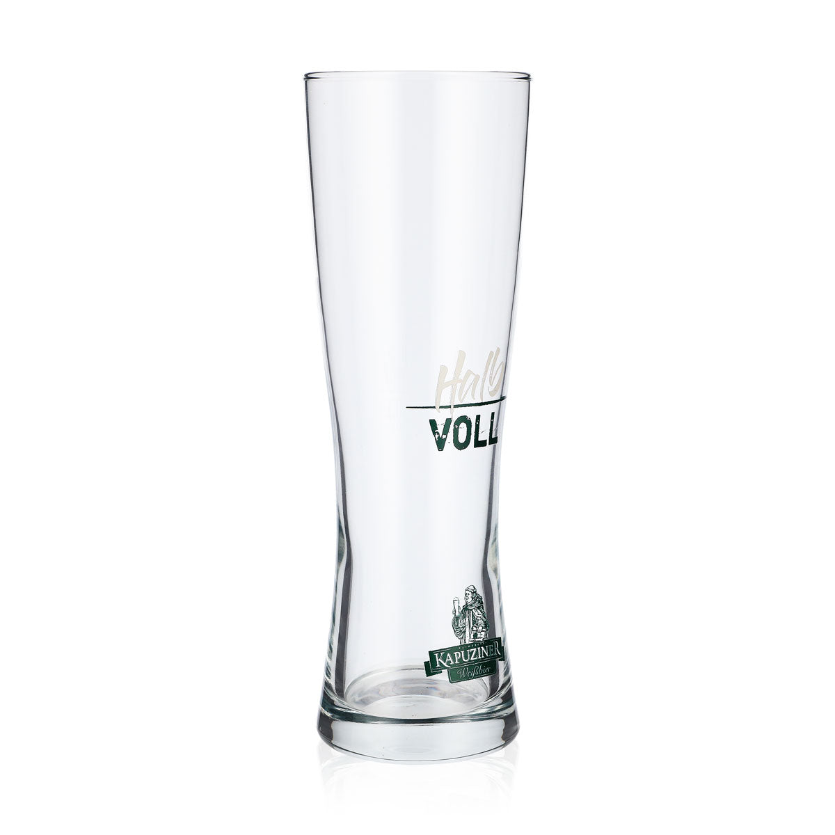 Bicchieri da birra Kapuziner Bicchieri da birra Bicchiere da birra bianca da 0,5 l "mezzo pieno" – Vista 2