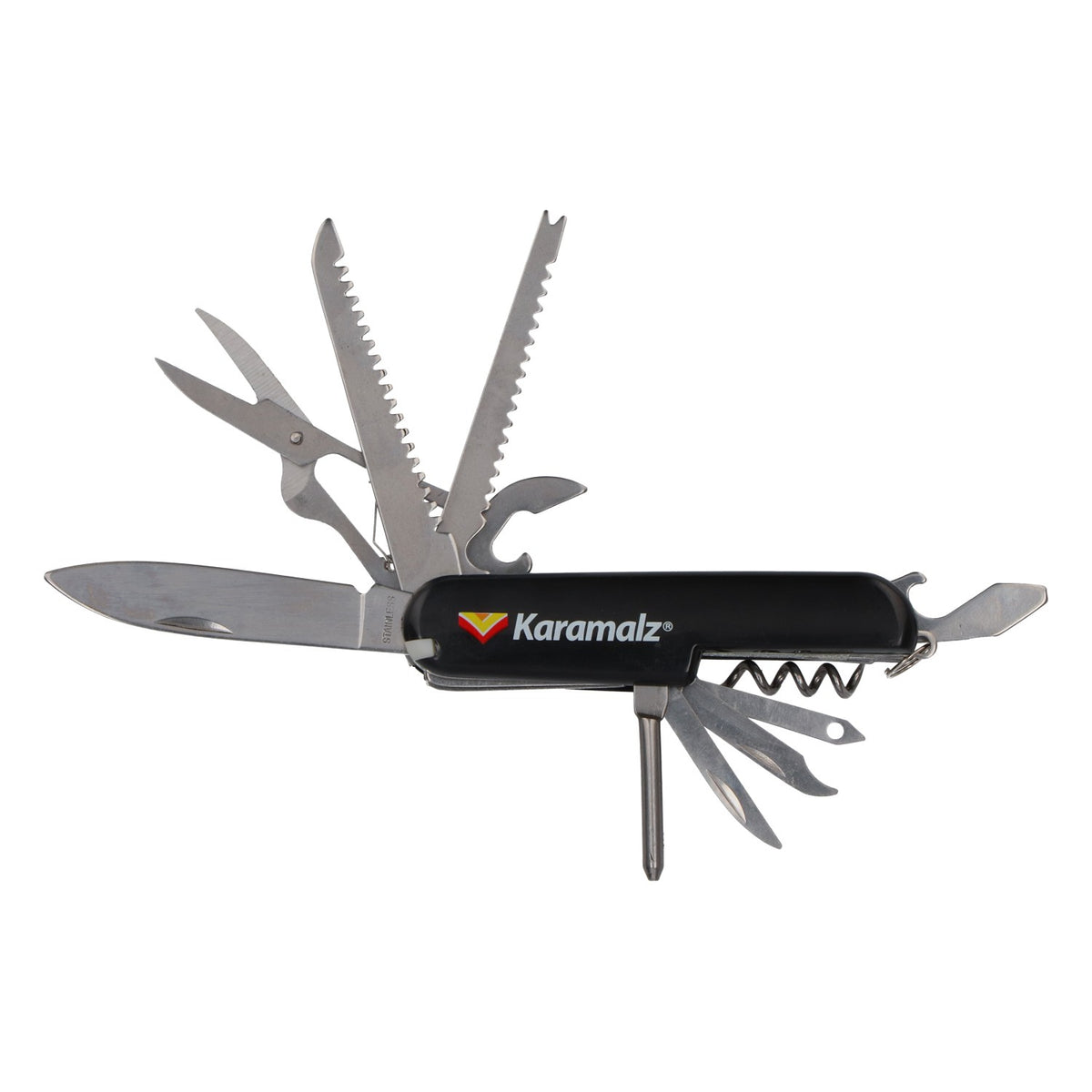 Coltello tascabile Karamalz Coltello da outdoor Coltello da trekking nero – Vista 4