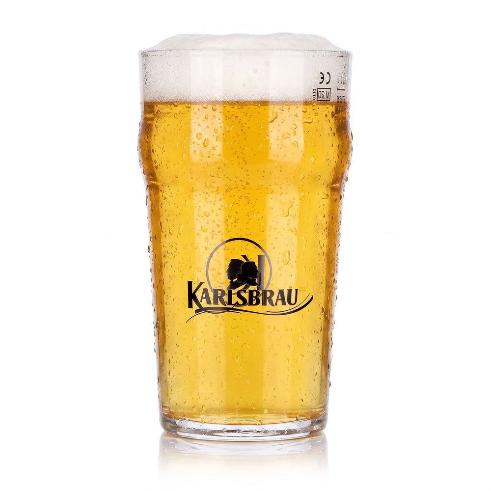 Bicchiere da birra Karlsberg da 0,5 l, bicchiere Karlsbräu Rastal