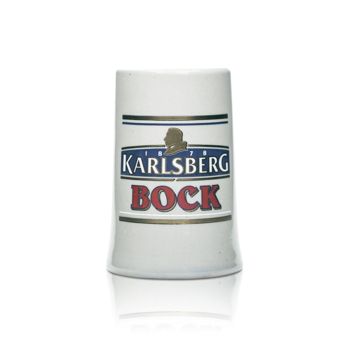 Bicchiere da birra Karlsberg 0,5 l in terracotta, boccale da birra, boccale da birra da collezione, bicchieri da collezione