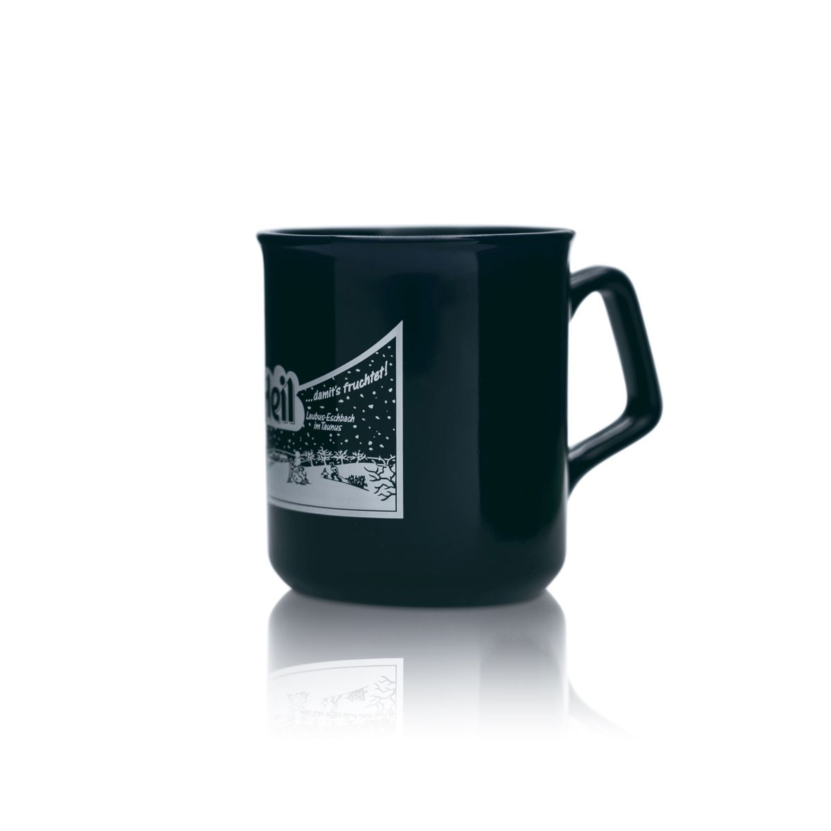 Kelterei Heil Tazza per vin brulé in vetro 0,2 l Tazza con manico in ceramica Punch Tè Caffè – Vista 2