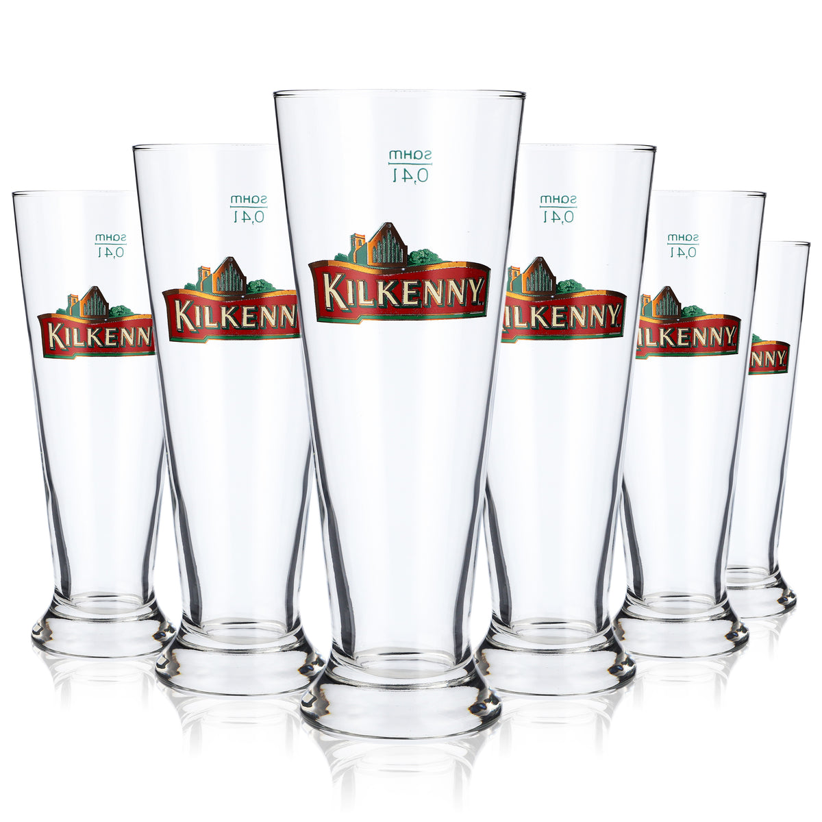 Set Kilkenny Beer Bar composto da 6 bicchieri da birra da 0,4 l e apribottiglie Push Up – Vista 2