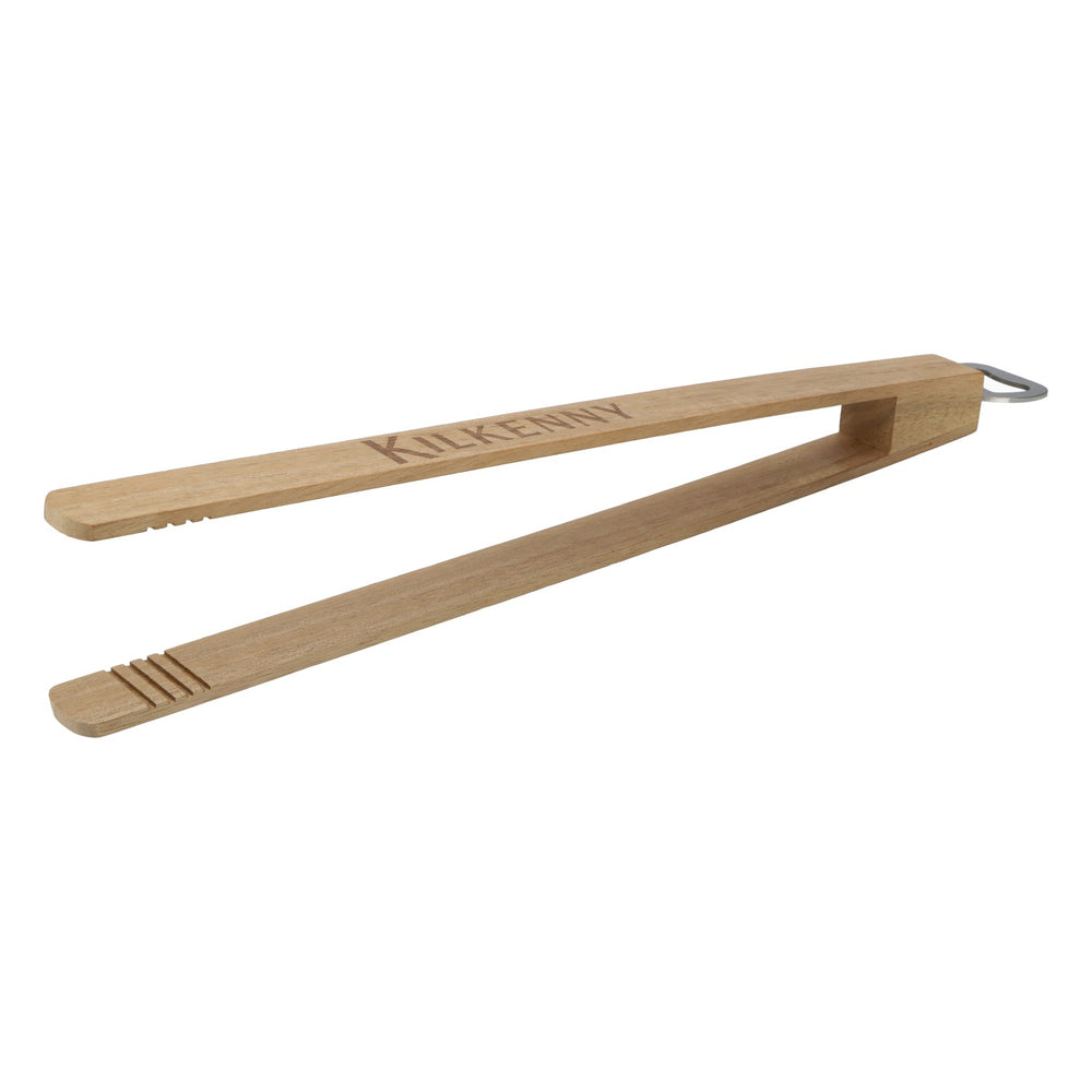 Pinza per barbecue Kilkenny Beer Barbeque Apribottiglie Posate da barbecue con apribottiglie in legno