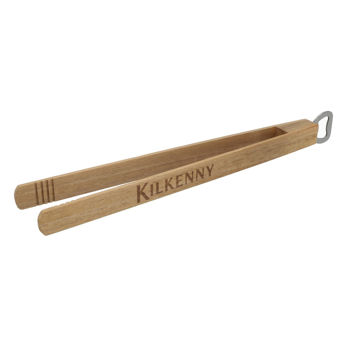 Pinza per barbecue Kilkenny Beer Barbeque Apribottiglie Posate da barbecue con apribottiglie in legno – Vista 3