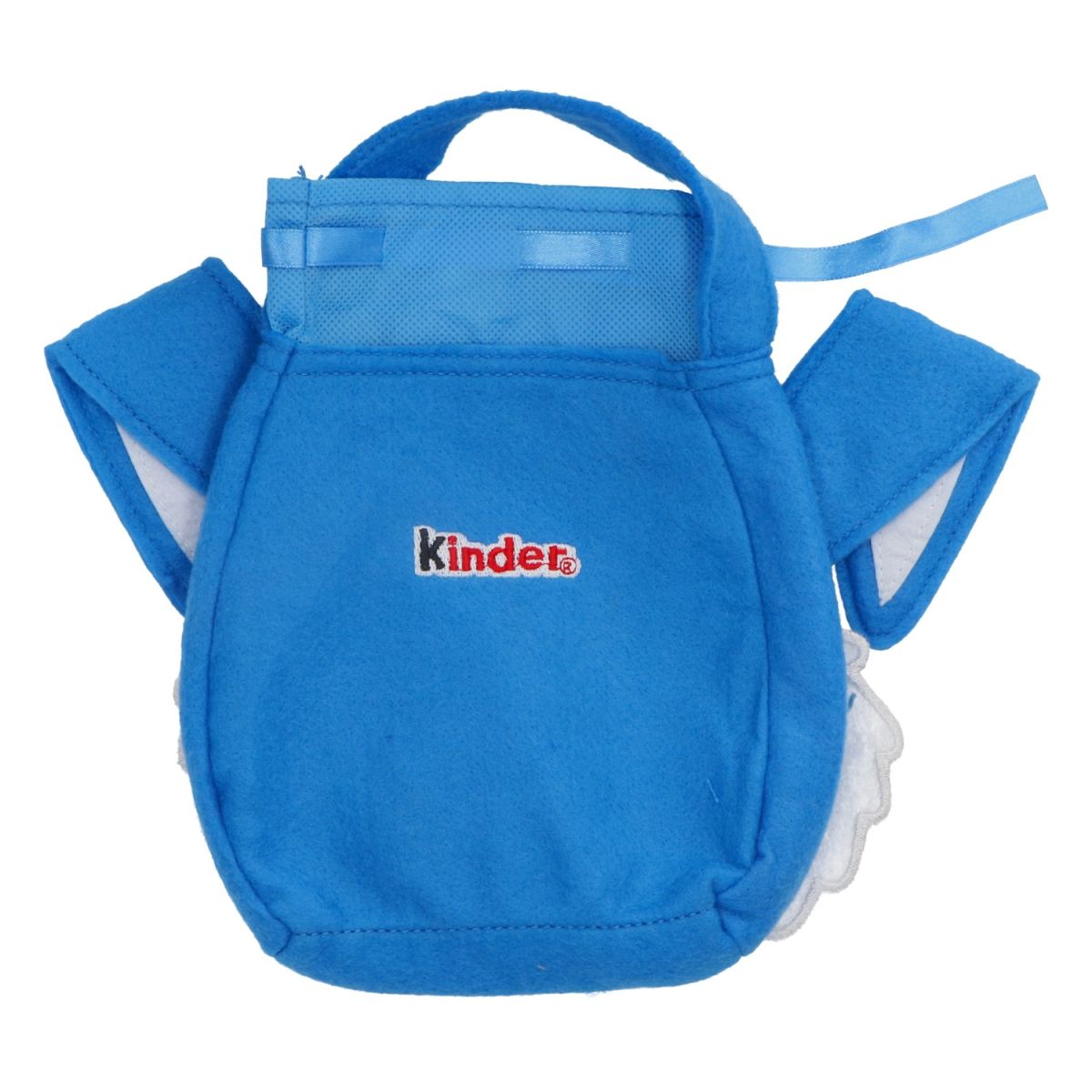 Borsa per bambini in feltro con coniglietto pasquale blu – Vista 2