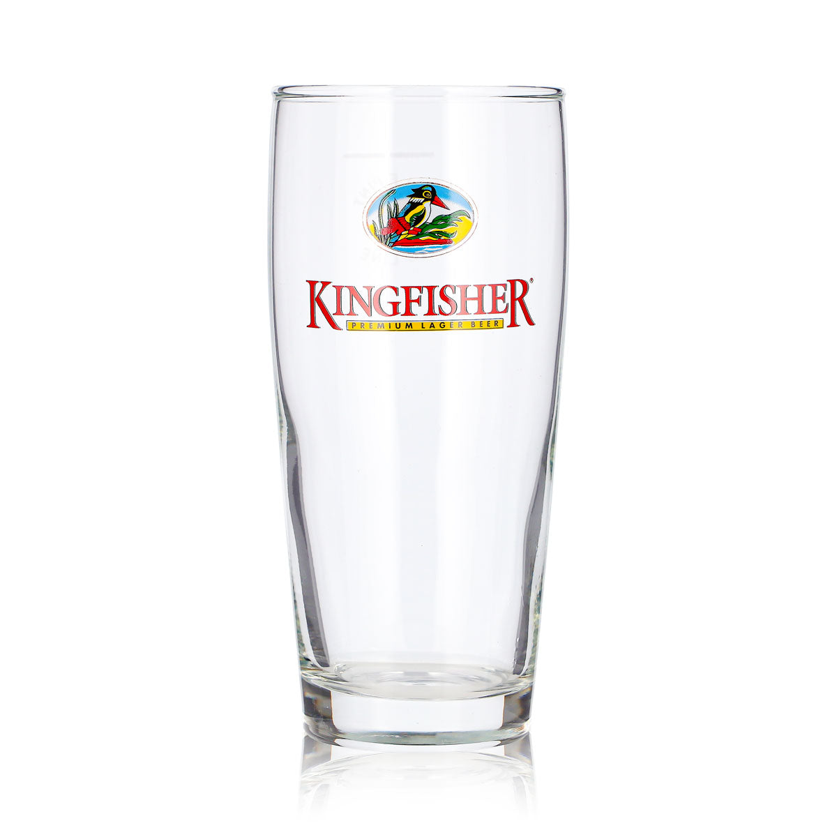 Bicchiere da birra Kingfisher da 0,33 l con motivo a uccellino – Vista 2