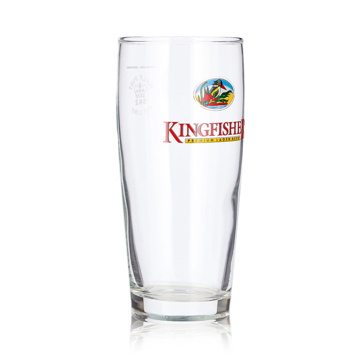 Bicchiere da birra Kingfisher da 0,33 l con motivo a uccellino – Vista 3