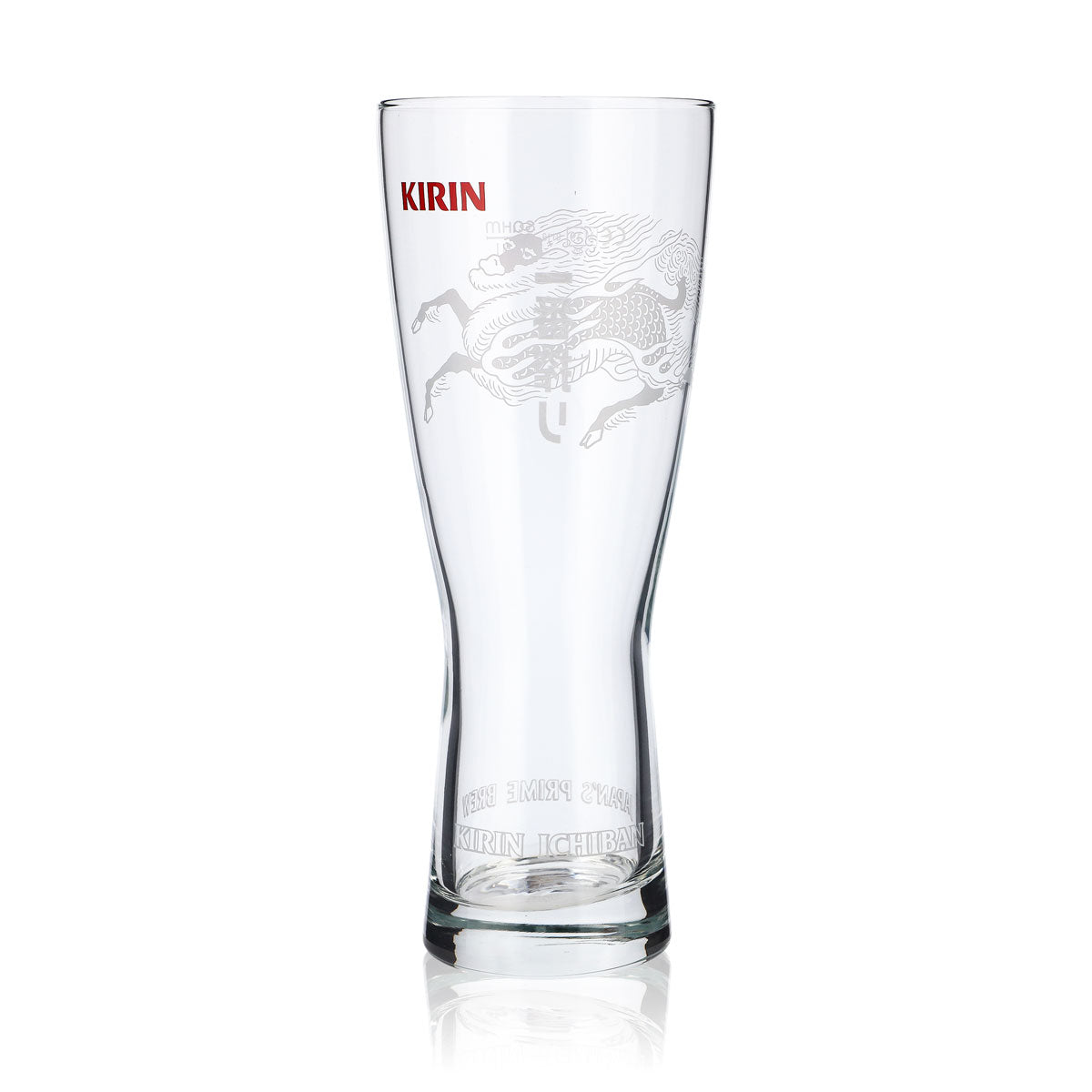 Bicchiere da birra Kirin Ichiban 0,5 l Bicchiere a calice Bicchieri da birra Bicchiere da birra Logo rosso