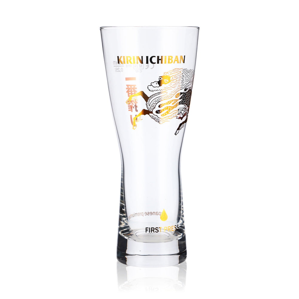 Bicchieri da birra Kirin Ichiban Bicchieri 0,25 l Tazza Motivo drago Oro Sahm Tokyo