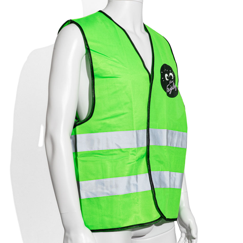 Gilet piccolo liquore Feigling Gilet di sicurezza Gilet da festa Gilet segnaletico Gilet per camionisti – Vista 2