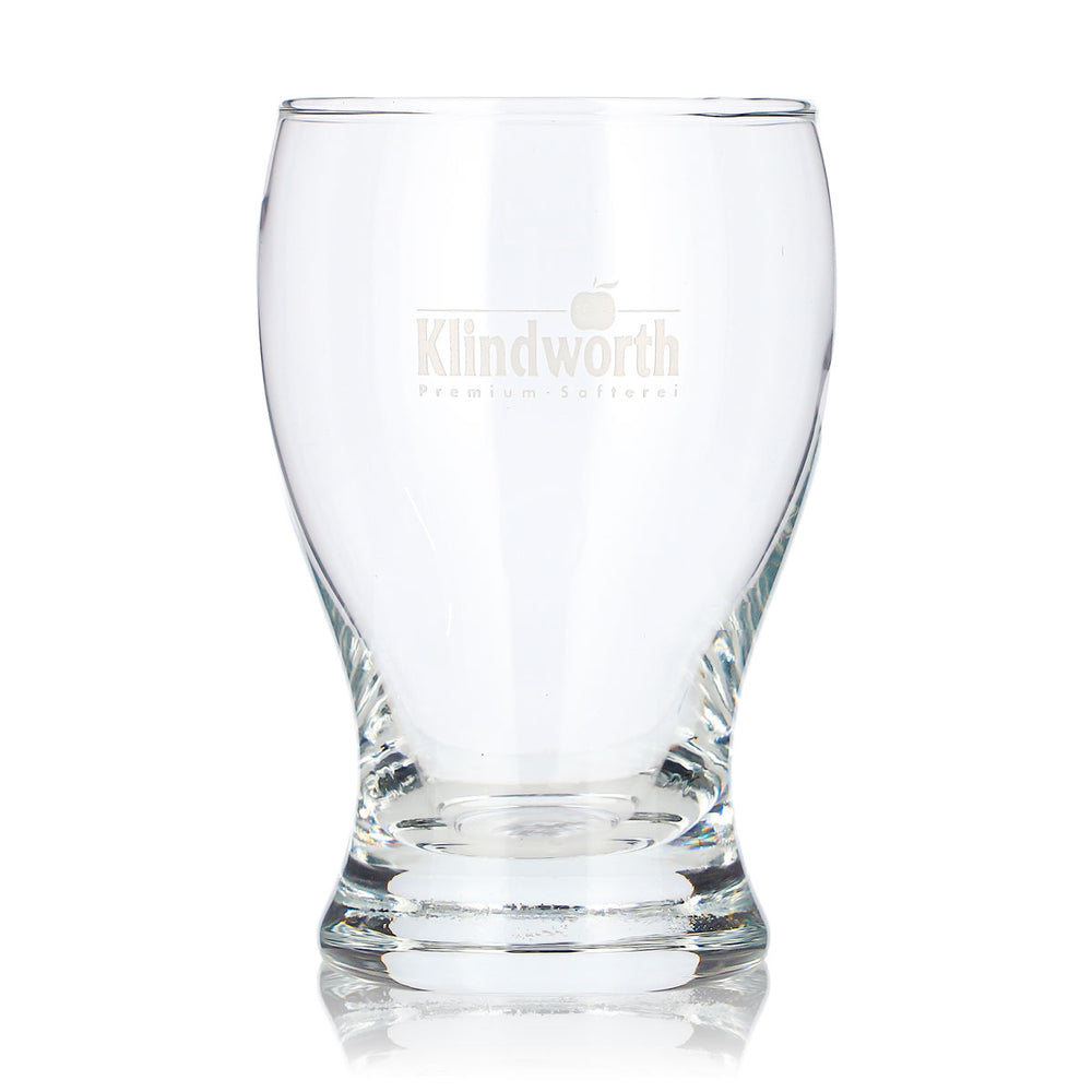 Bicchiere Klindworth per bevande analcoliche 0,19 l, tipo long drink, Premium Safterei, logo bianco
