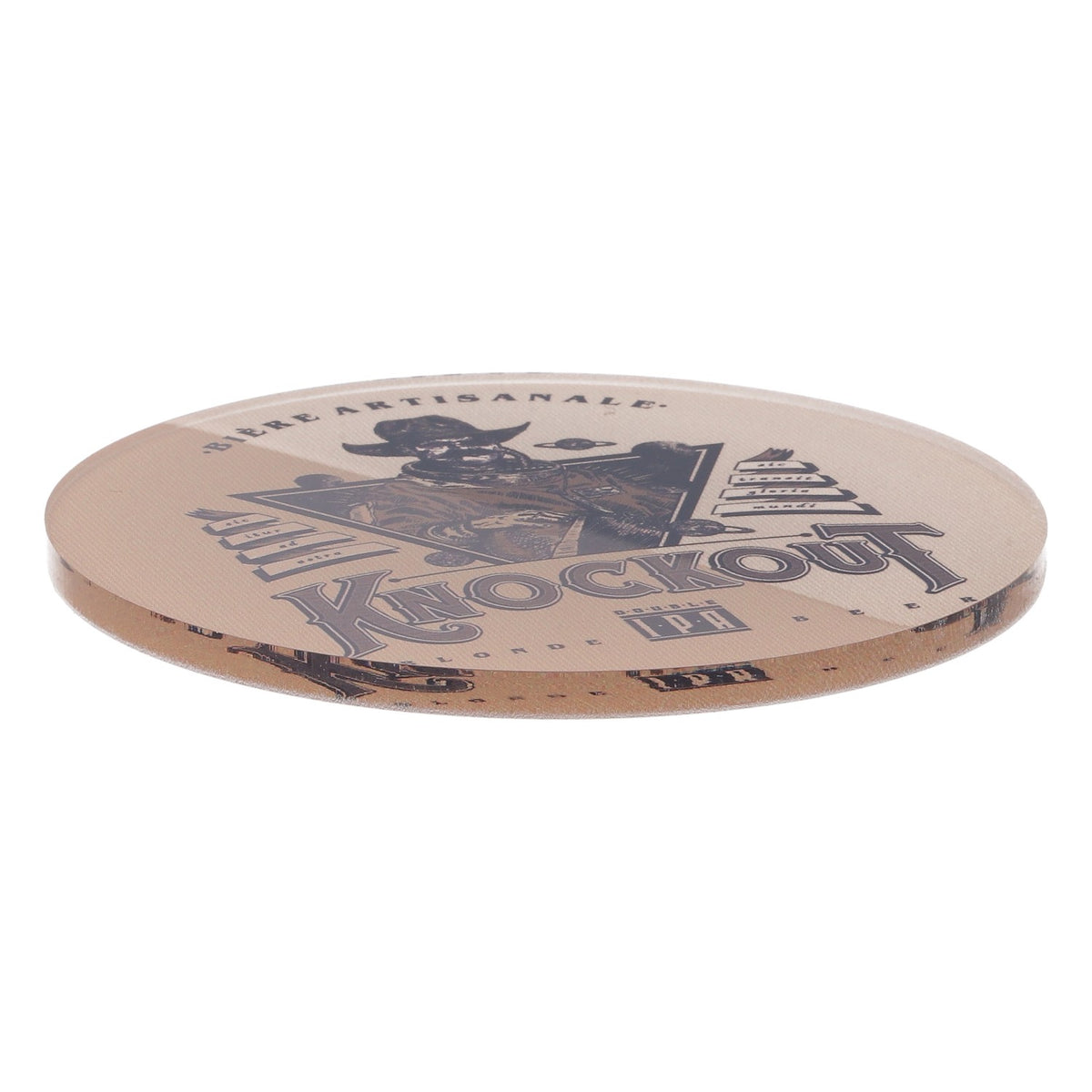 Knockout Birra Sottobicchiere Knockout Double Plat rotondo nuovo in plastica – Vista 2