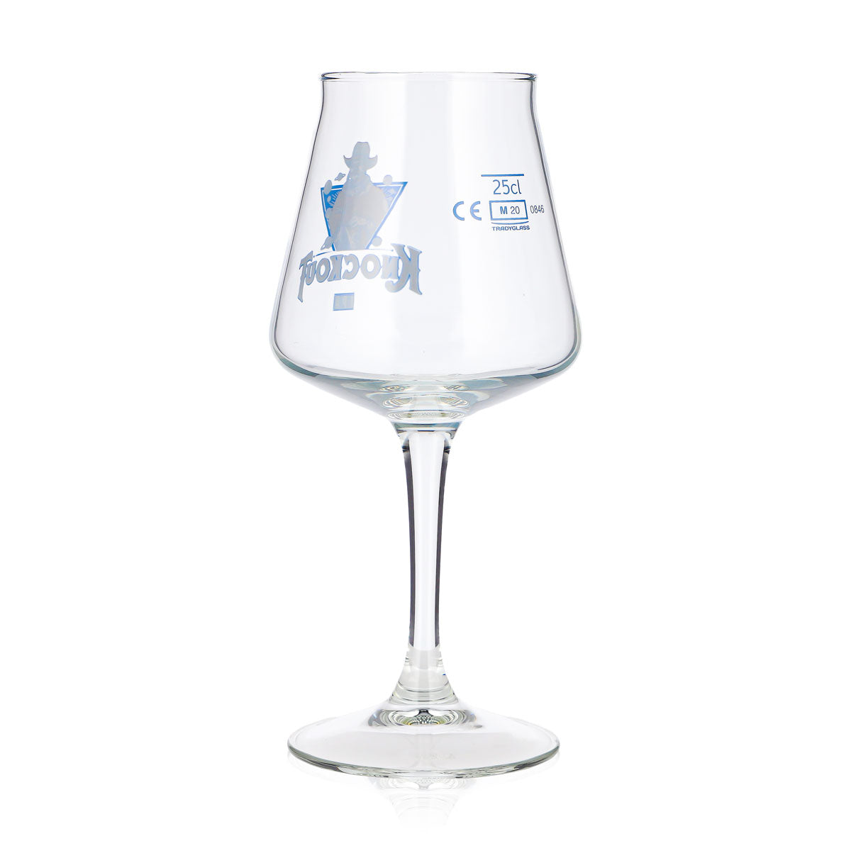 Bicchiere da birra Knockout da 0,25 l, a forma di tulipano, con motivo "Cowboy blu", bicchiere da degustazione, bicchiere da birra, bicchiere a coppa – Vista 3