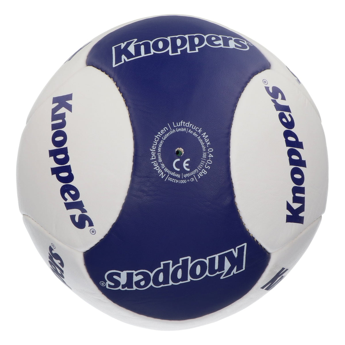 Pallone da calcio Knoppers Pallone da spiaggia Pallone da beach volley Blu/Bianco – Vista 3