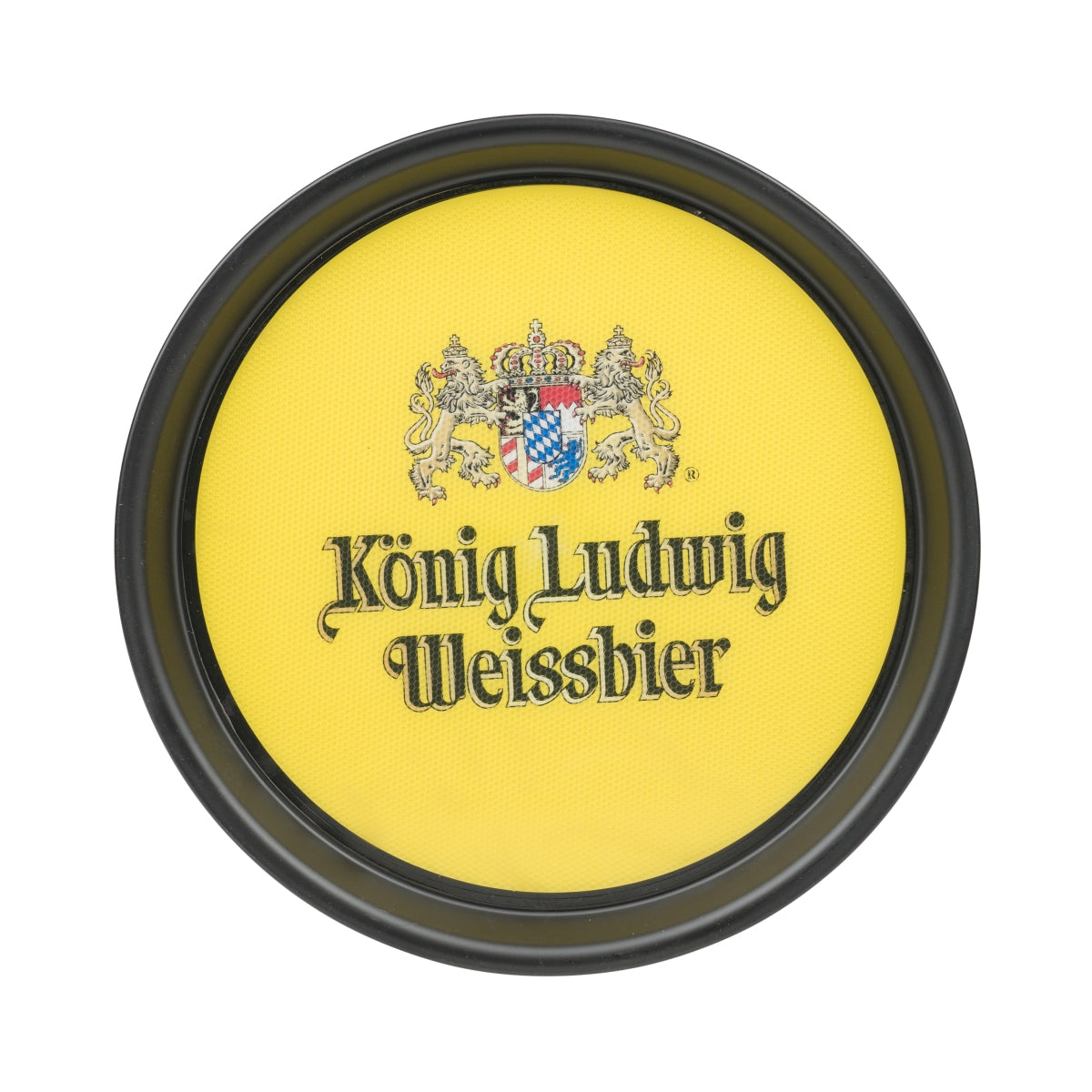 Vassoio König Ludwig Bier 37 cm con bicchieri gommati, servizio da cameriere, uso gastronomico