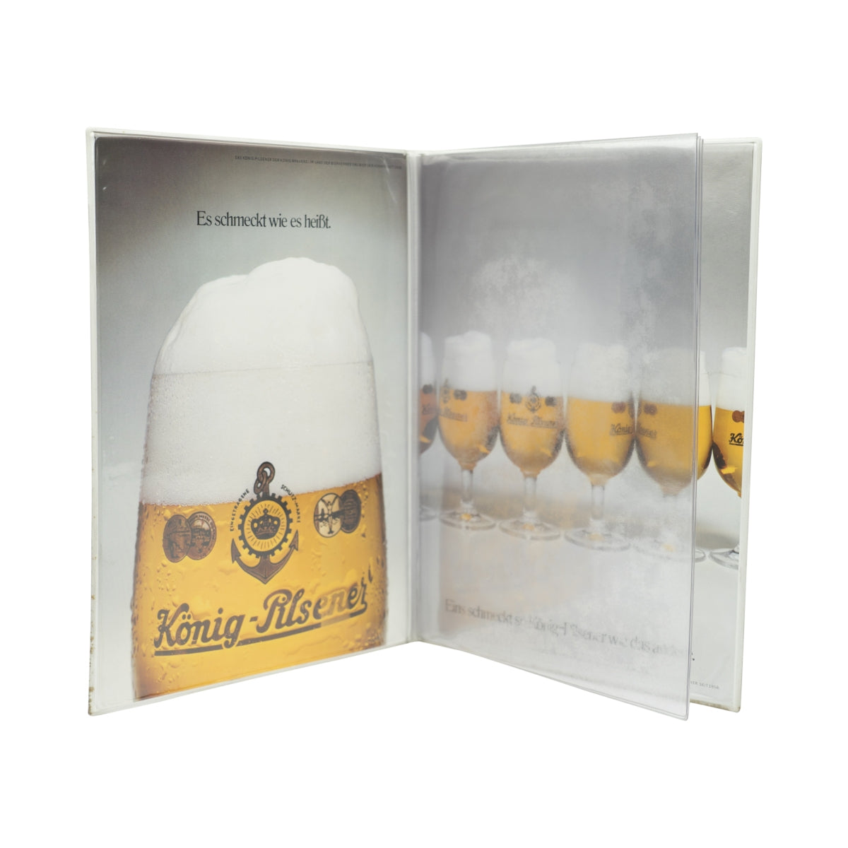 König Pilsener Birra Menu e bevande A4 marrone 3 inserti Menu Gastro – Vista 2