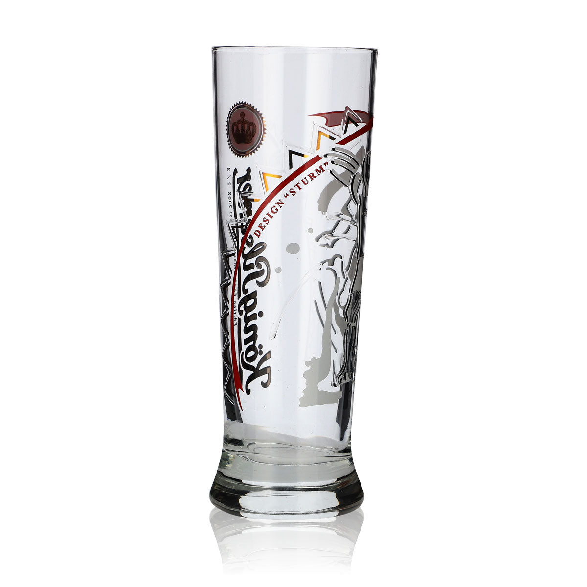 Bicchieri König Pilsener Edizione Calcio 2008 "Sturm" Bicchieri da birra Stange Pokal – Vista 4